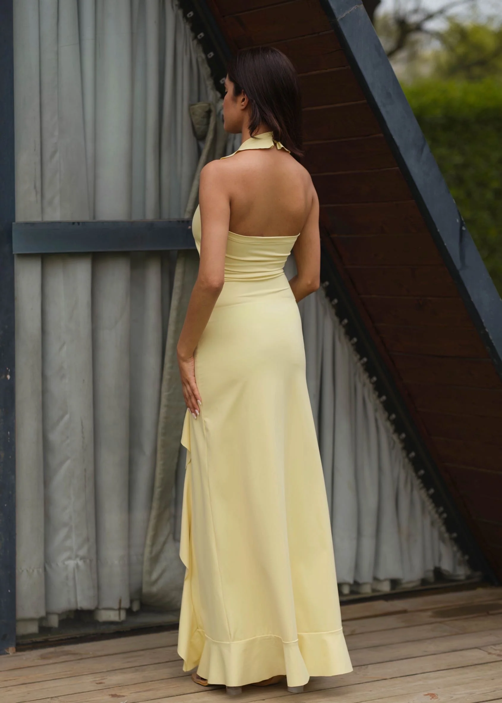 Amalfi Ruffle Dress - Image 3