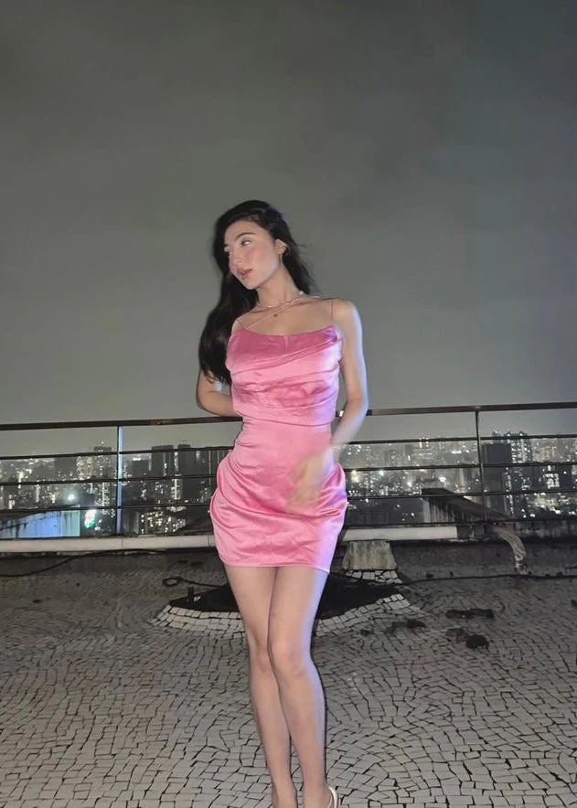 Date Pink Dress - Image 5