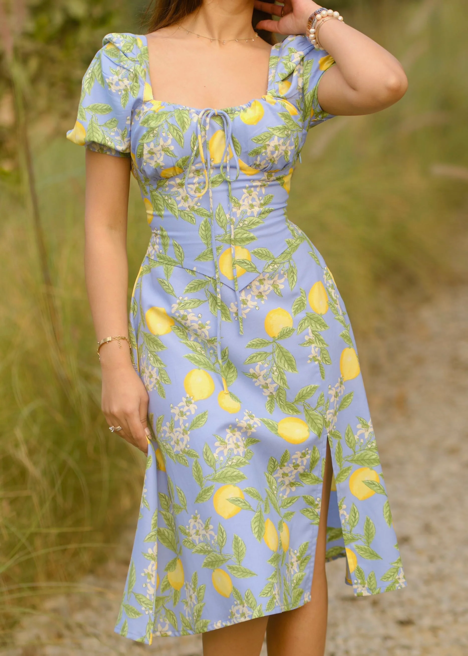 Lemon Bustier Dress - Image 5