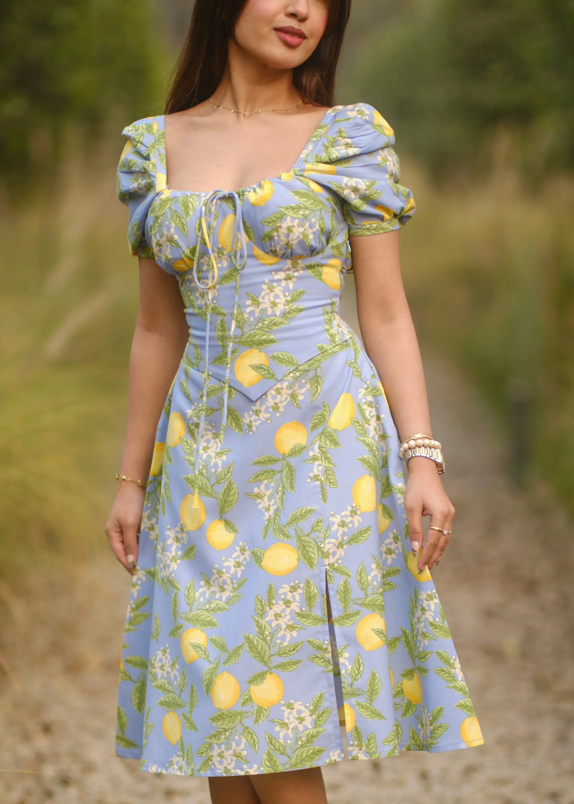 Lemon Bustier Dress - Image 6