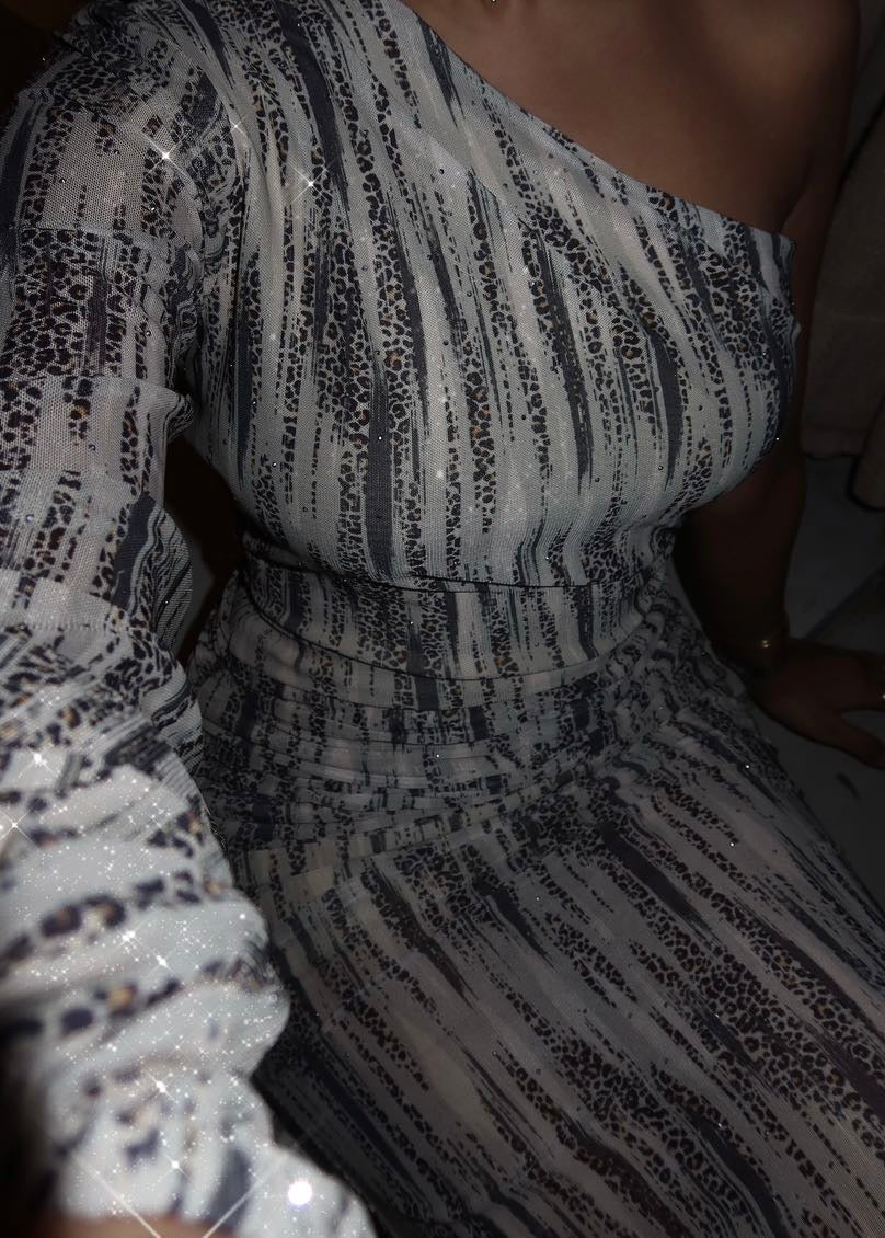 Leopard Crystal Dress - Image 5
