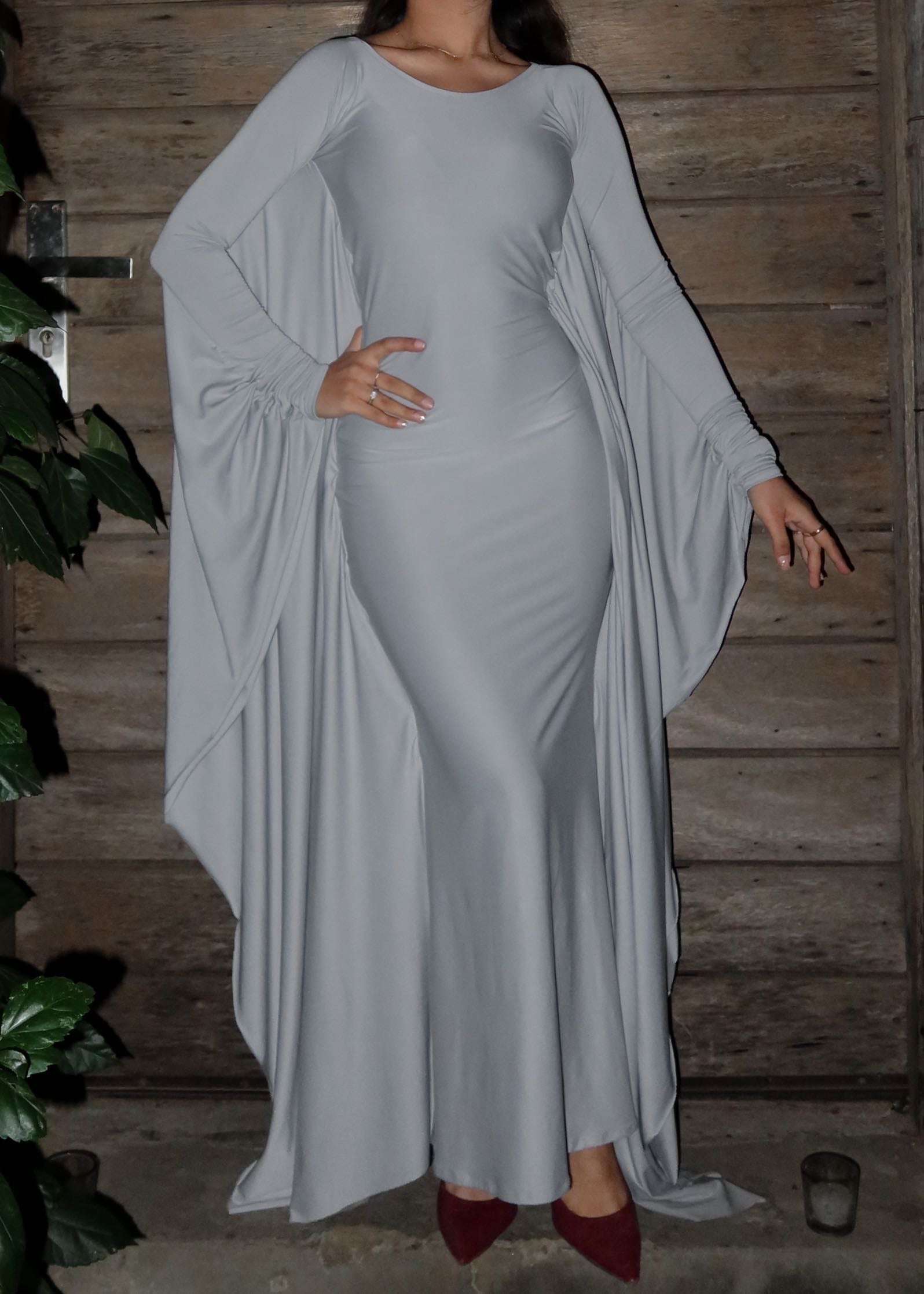 Moonlight Drape Dress - Image 4