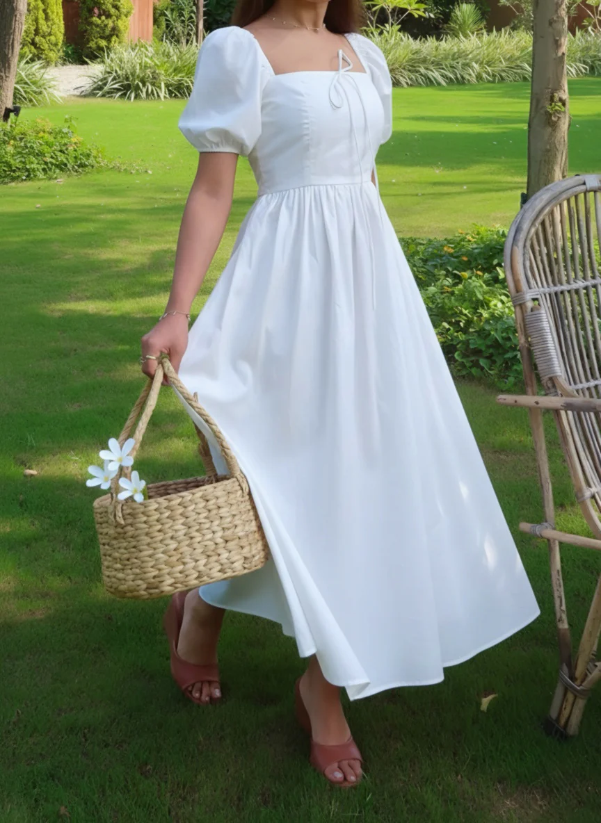 Rory Tie Up Dress - Image 3
