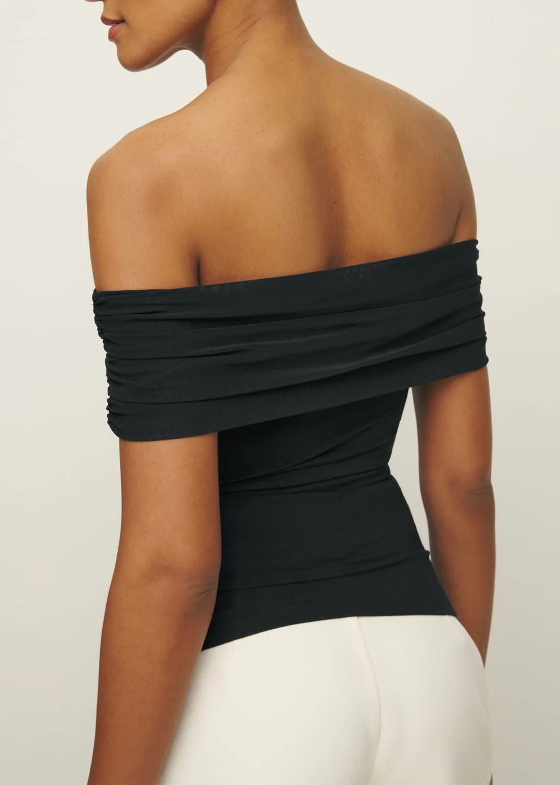 Ruched Off Shoulder Top - Image 3