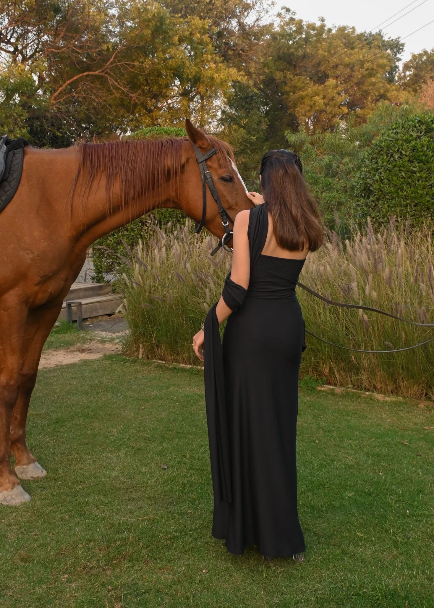Selene Drape Dress - Image 2