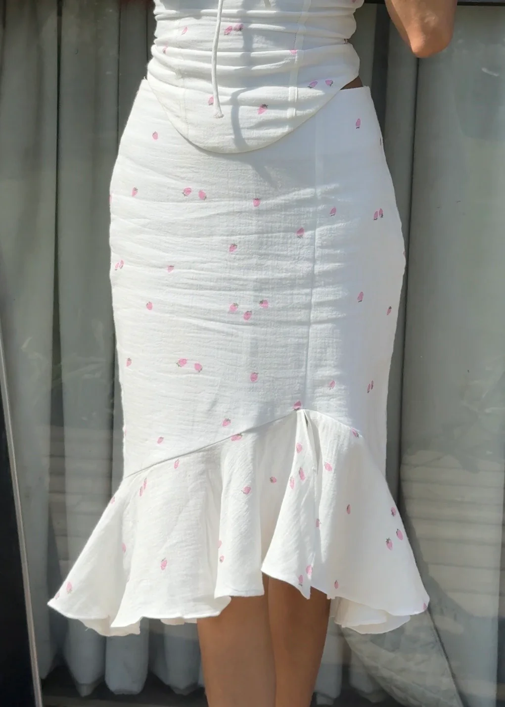 Strawberry Ruffle Skirt - Image 4