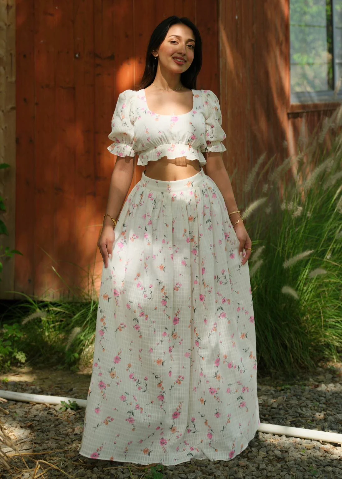 Velour Floral Co-Ord Set - Image 7