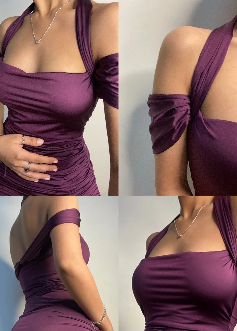 Wine Dress - Image 6